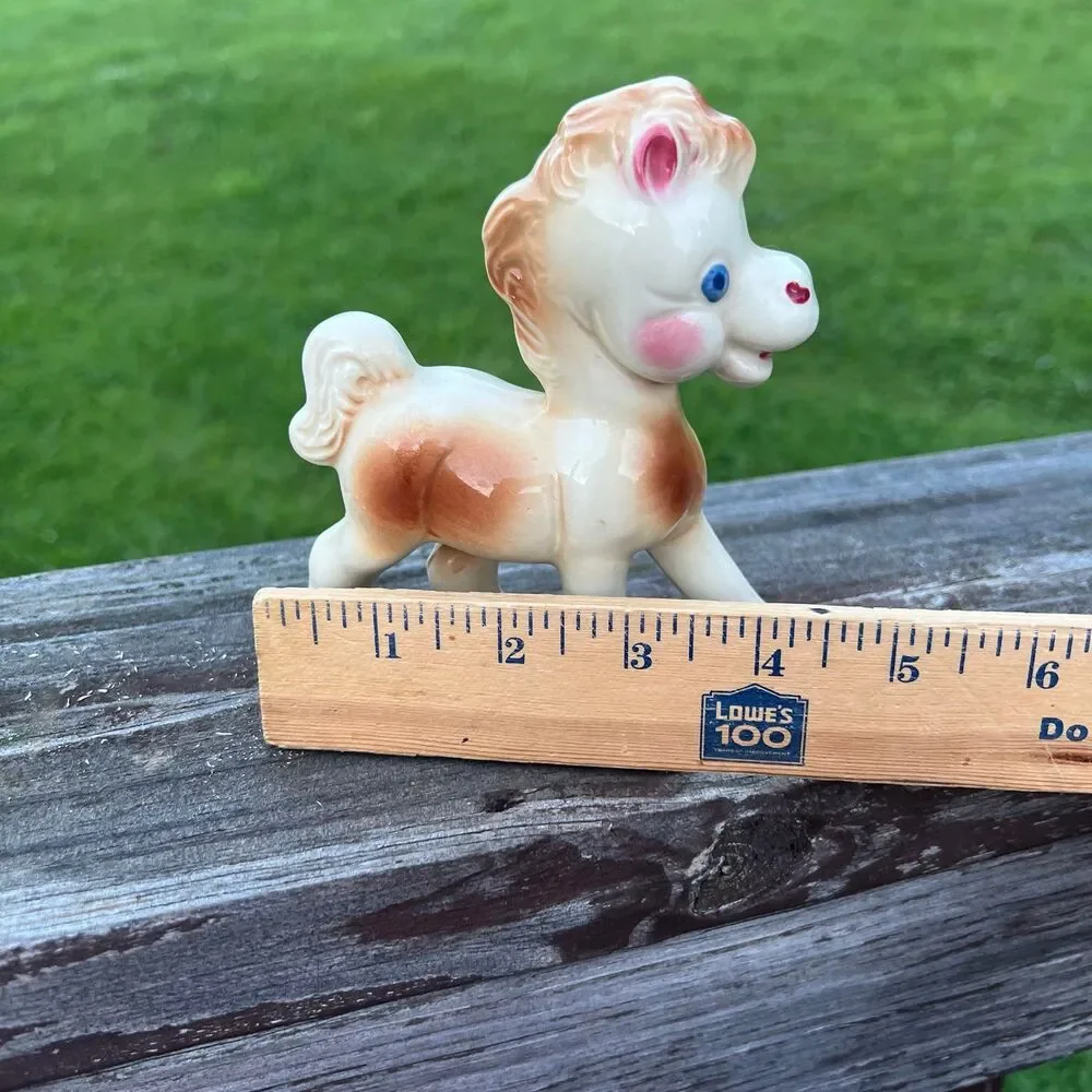 Vintage Rempel Diamond Pottery Frisky Pony 1950
